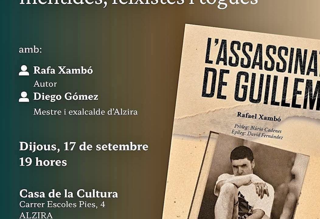 Presentació del llibre «L’assassinat de Guillem: mentides, feixistes i togues»