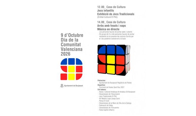 Jornada de celebración del 9 de Octubre con calderas y exhibición de juegos tradicionales