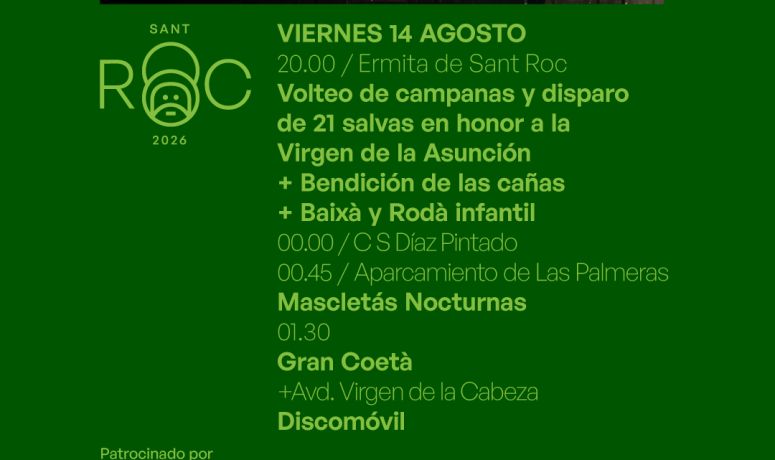 Bajada infantil, bendición de las cañas y rodà infantil