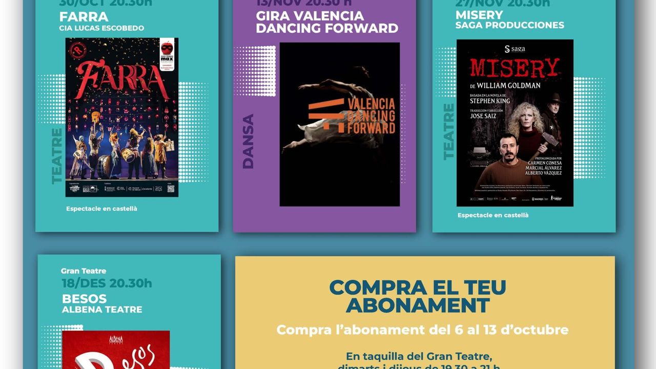Abonament teatral de tardor