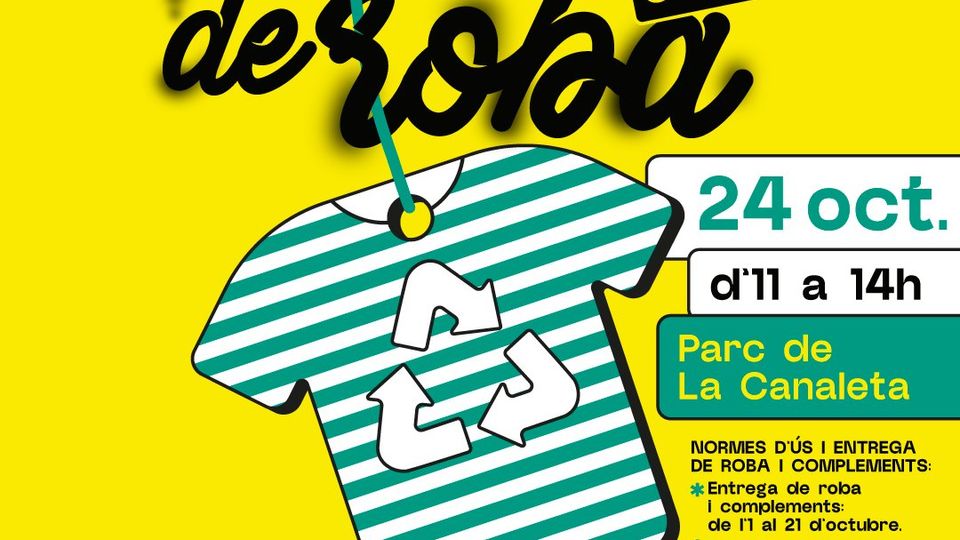 Mercado joven de intercambio de ropa