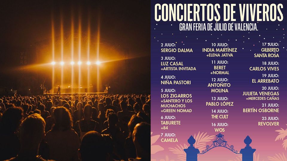 Feria de Julio 2024 - Conciertos de Viveros