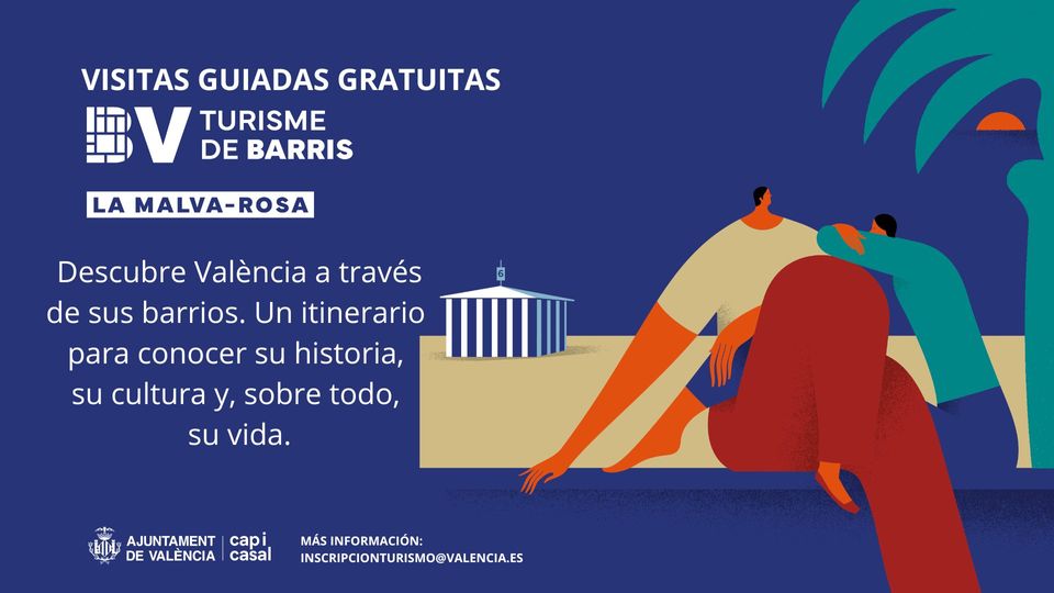 Ruta guiada por la Malva-rosa en valenciano