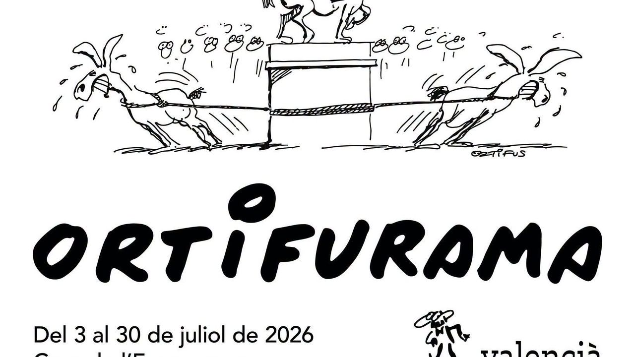 Exposición Ortifurama del comediante gráfico Ortifus