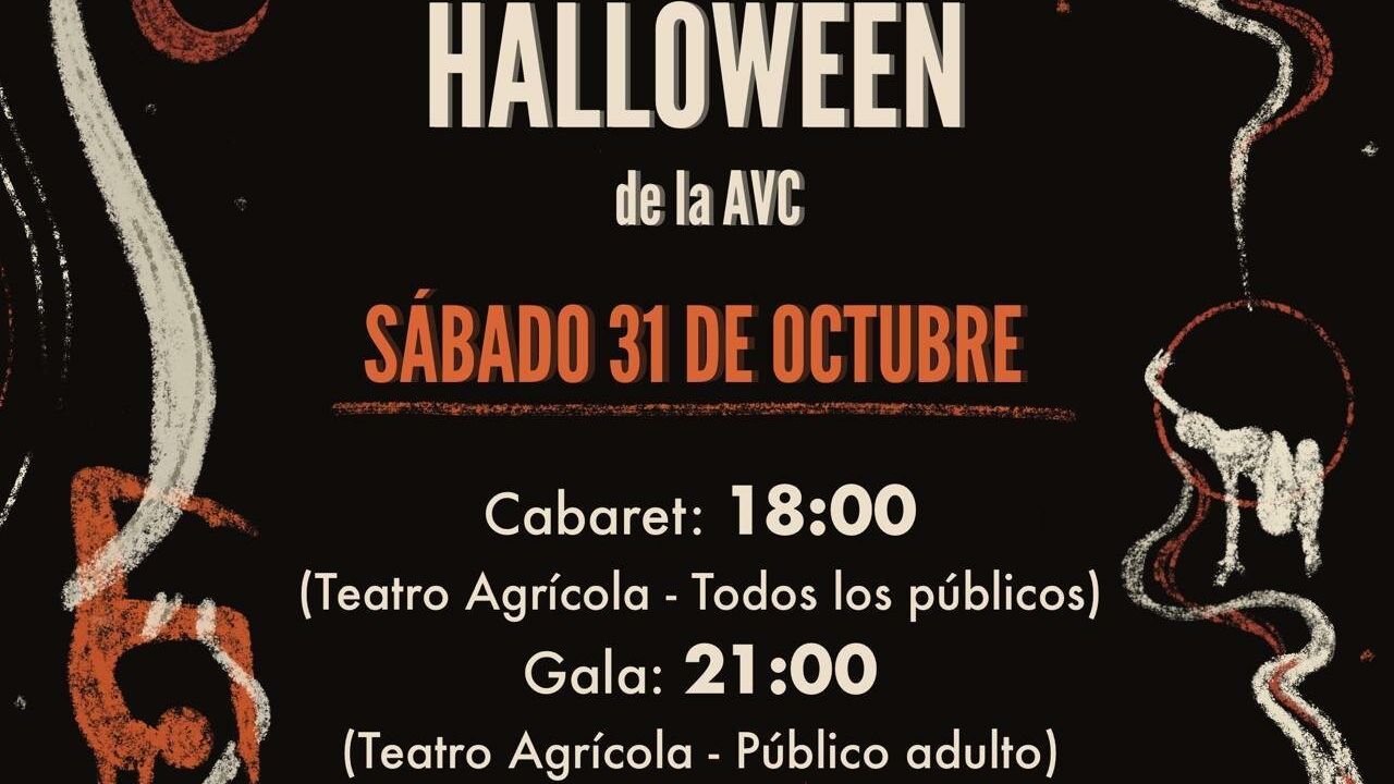 96º Cabarets de Circo y Fiesta de la AVC: Halloween (Sábado 31 DE OCTUBRE)