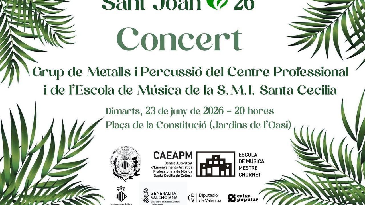 Concierto del Grupo de Metales y Percusión de la S.M.I. Santa Cecilia