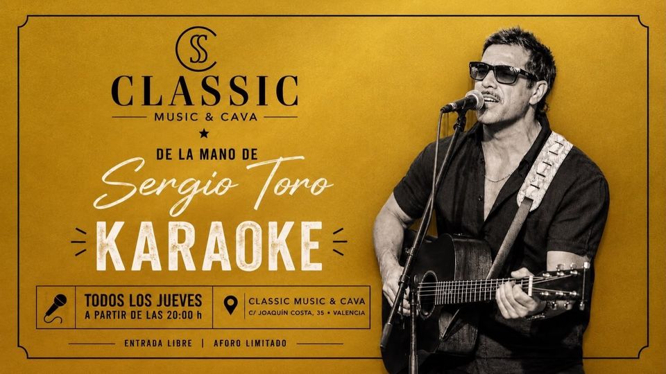 Karaoke acústico con Sergio Toro