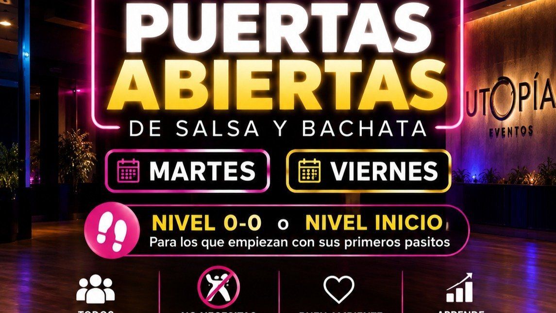 Puertas abiertas de Salsa y Bachata