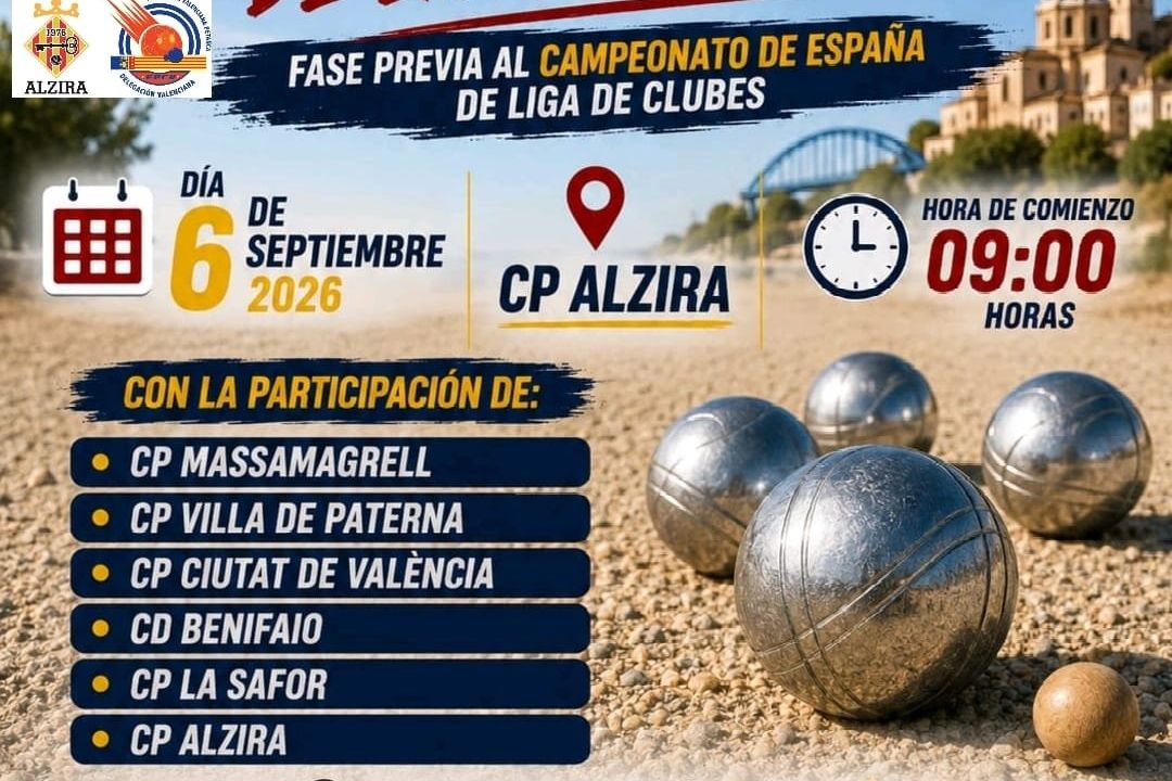 Petanca - Quinta jornada de liga de clubs