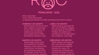 Traslado de Sant Roc desde la parroquia de la Santísima Trinidad hasta la parroquia de San José Obrero