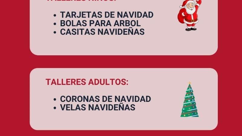 Talleres creativos Navideños