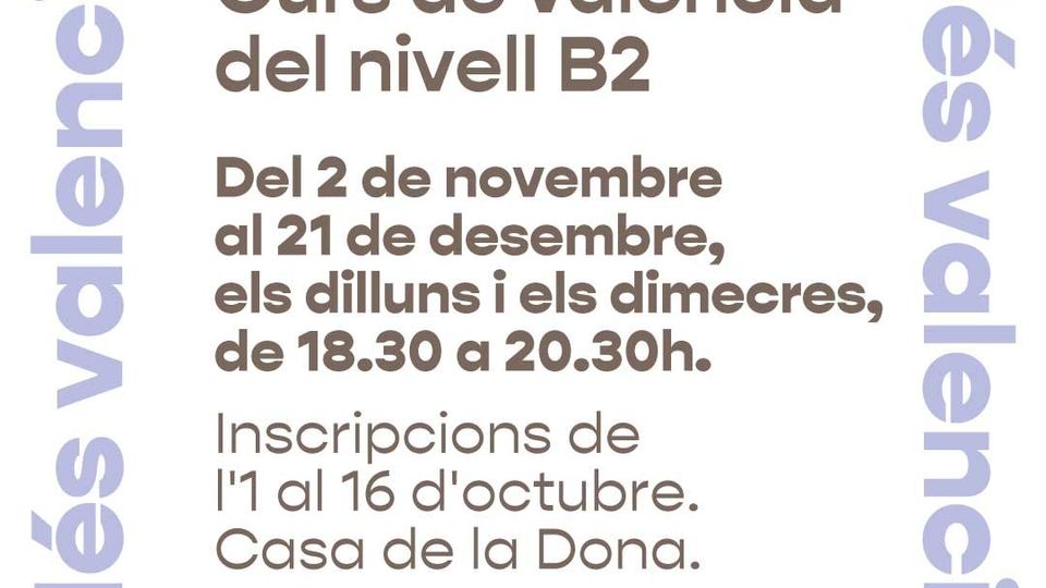 Curso de valenciano nivel B2