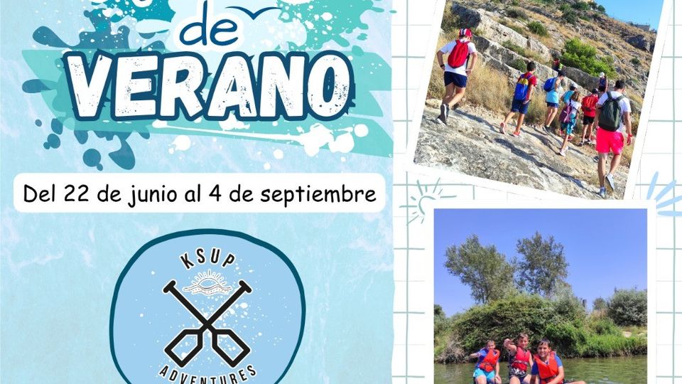 Campus de verano con KSUP Adventures en piragua
