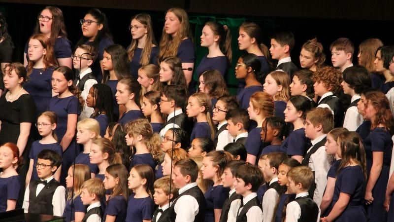 Fort Wayne Children's Choir, Coral Gallarda de Veus Juntes & Xiquets Cantors Divisi