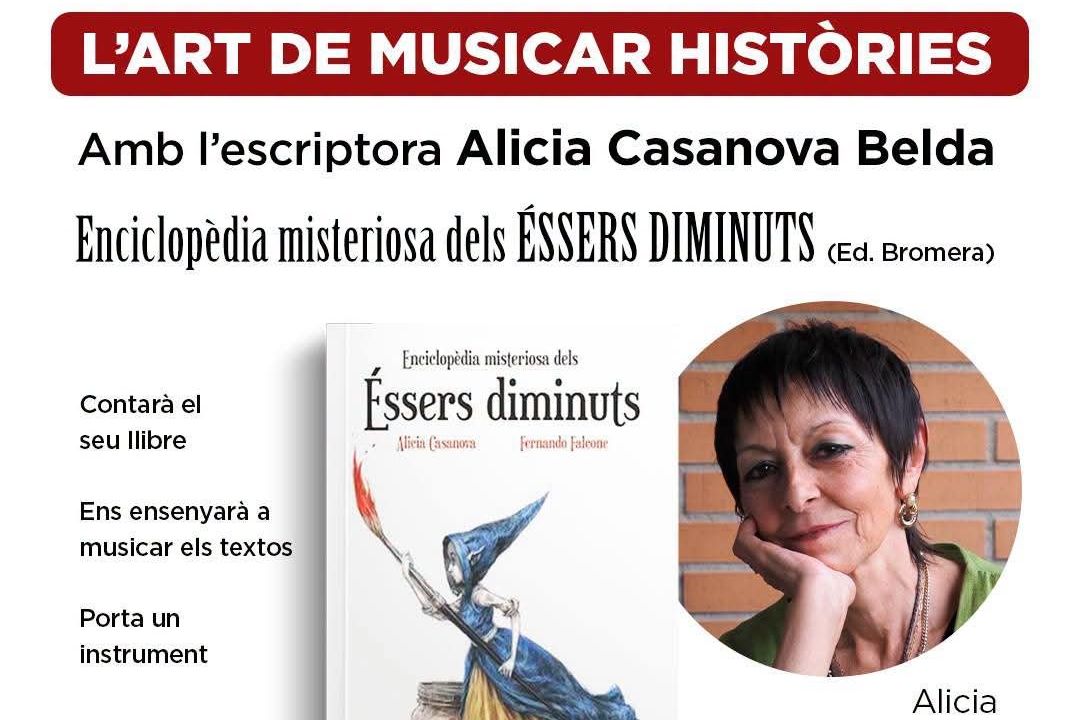 Presentación de «Enciclopèdia misteriosa dels éssers diminuts» y taller para musicar historias