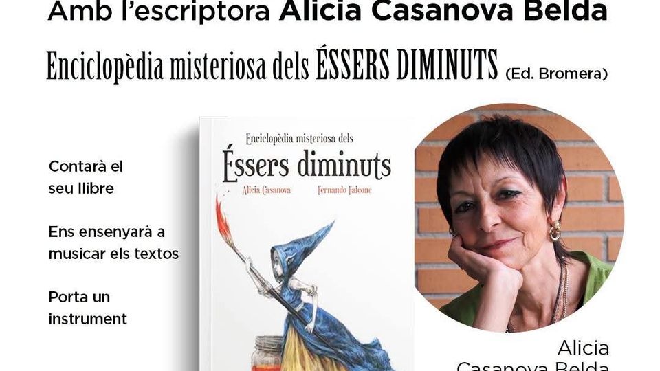 Presentación de «Enciclopèdia misteriosa dels éssers diminuts» y taller para musicar historias