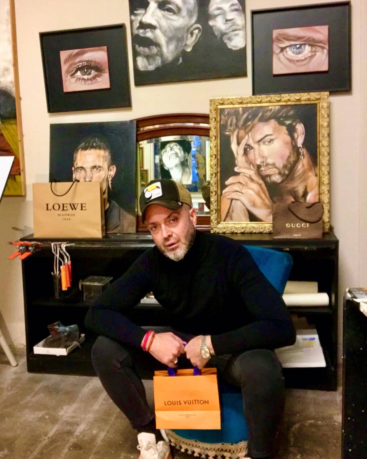 El artista valenciano Jesús Arrúe. Foto: Facebook Jesús Arrúe