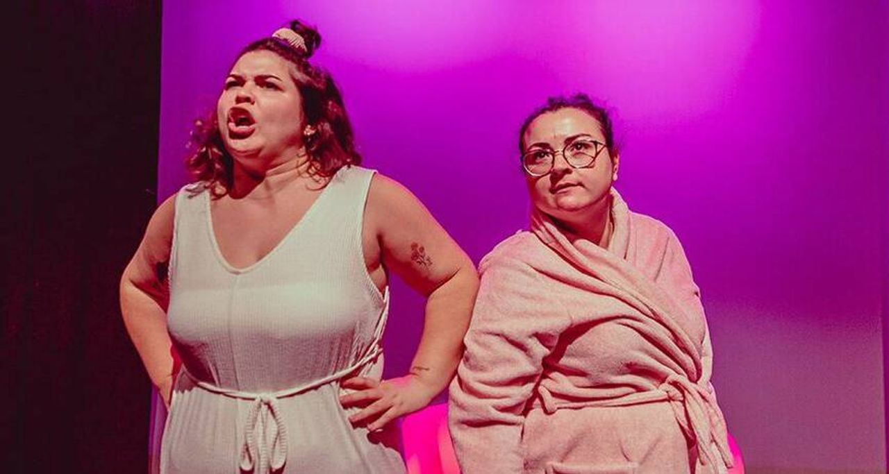 Mara Jiménez y Teresa López son las protagonistas de esta pieza teatral. Foto: Teatro Flumen