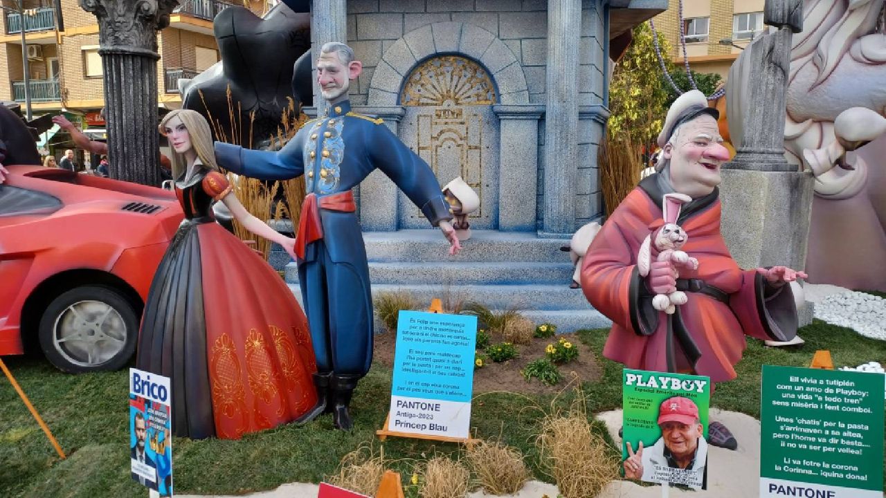 Falla en Campanar, Valencia, 2023. Foto: Simon Burchell en Wikimedia Commons