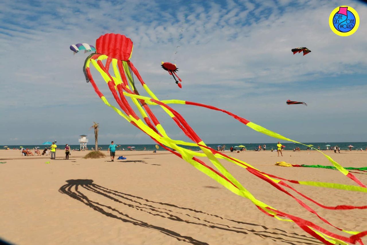 Cometas en la playa. Foto: Milotxes Club