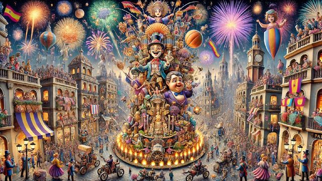 Las Fallas de Valencia: un espectáculo de fuego y arte efímero