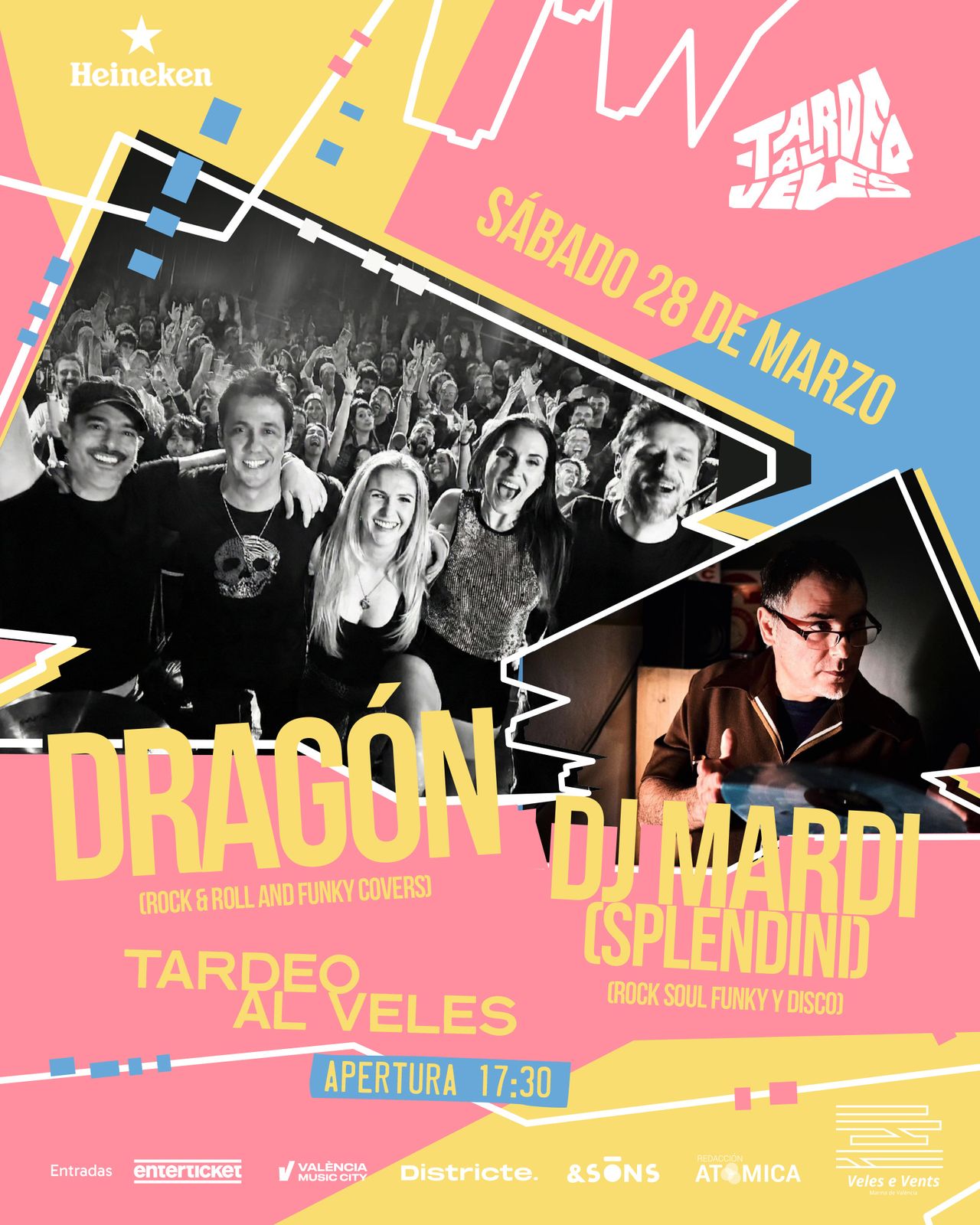 Cartel Tardeo al Veles. Foto: https://veleseventsvalencia.es/