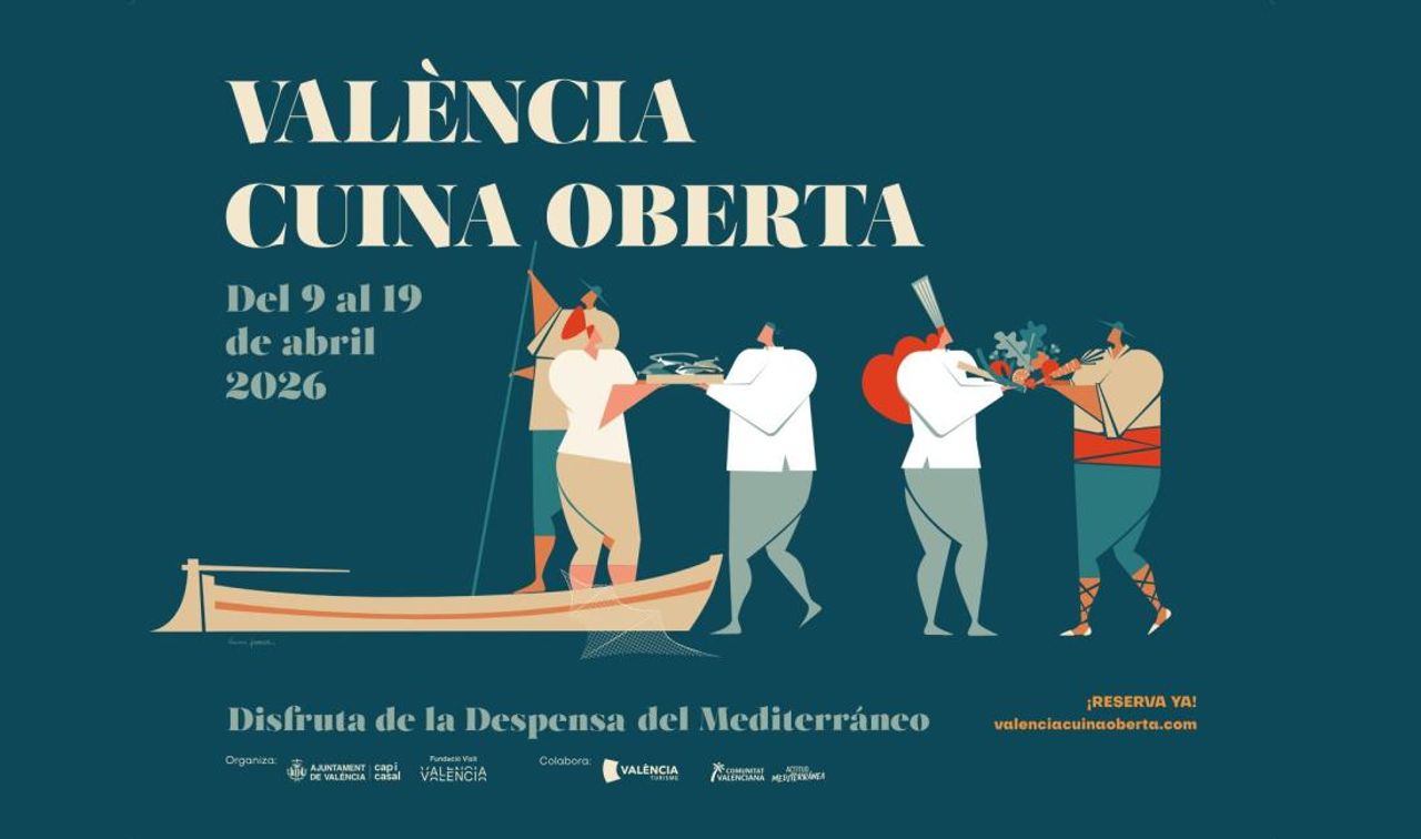 Cartel València Cuina Oberta. Foto: València Cuina Oberta.