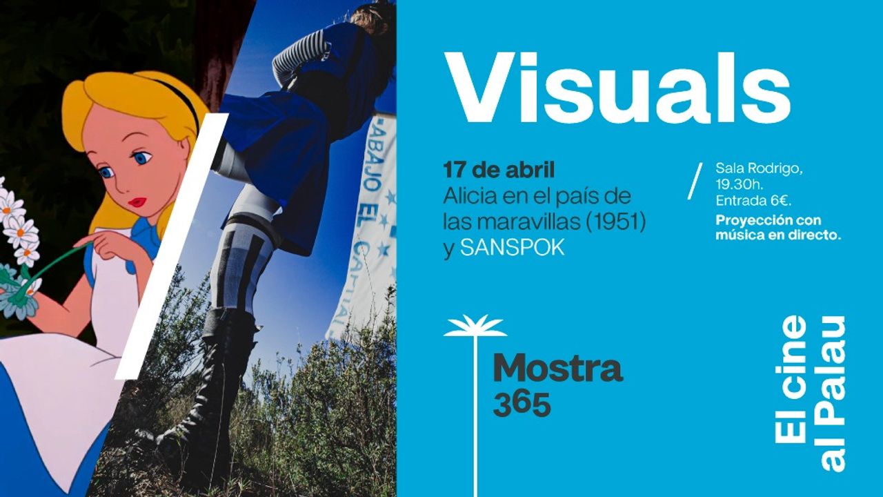 Cartel Visuals. Foto: Palau de la Música de València.