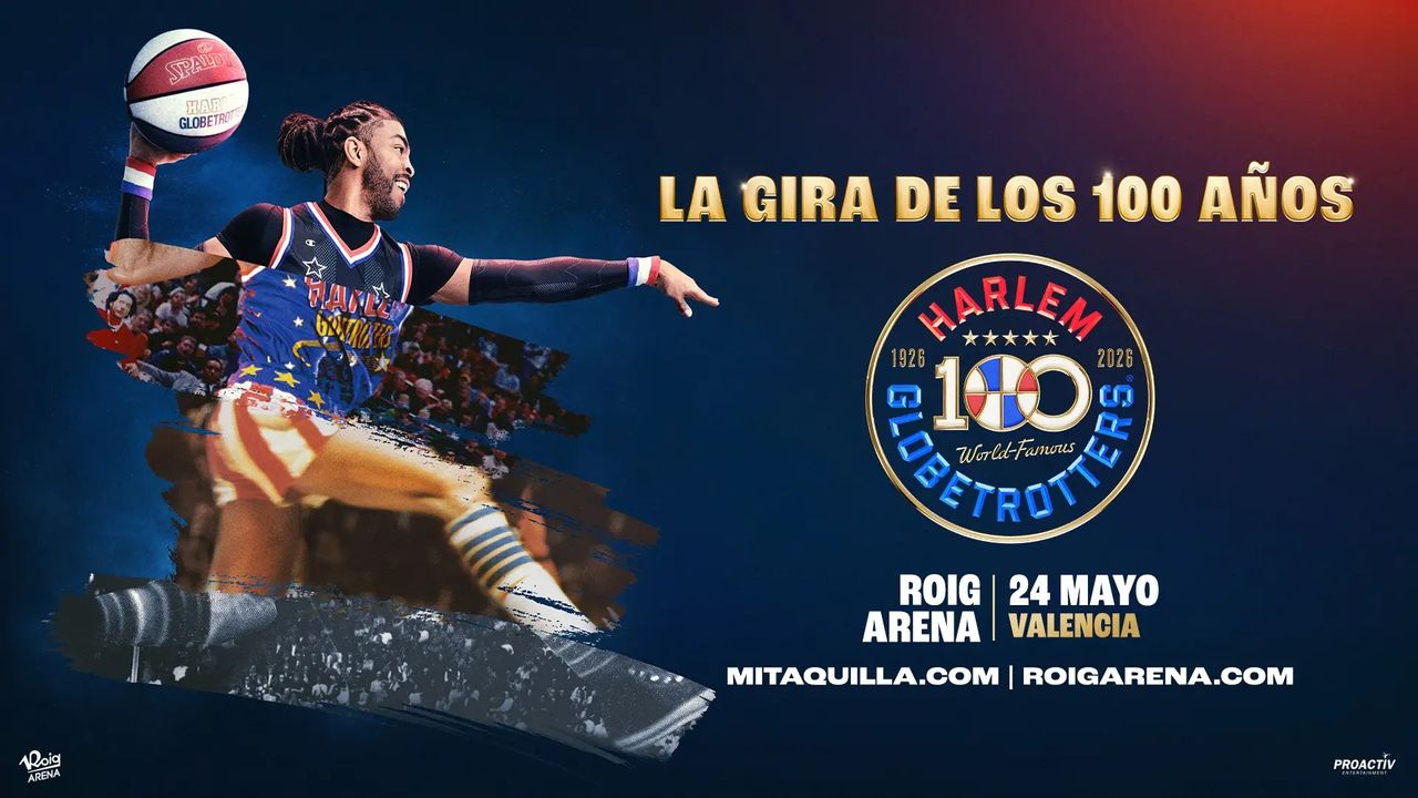 Cartel "La gira de los 100 años". Foto: Roig Arena. 