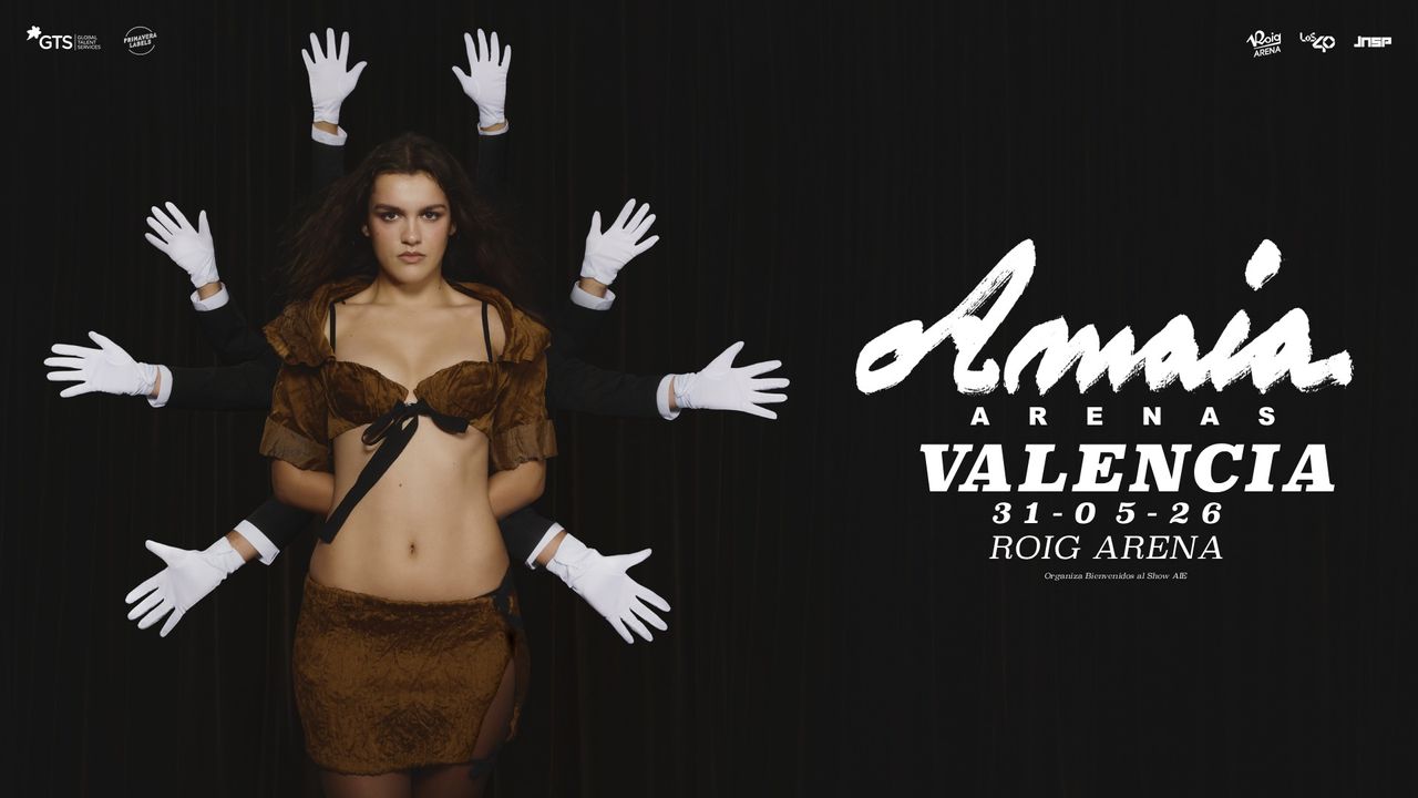 Cartel Amaia. Foto: Roig Arena.