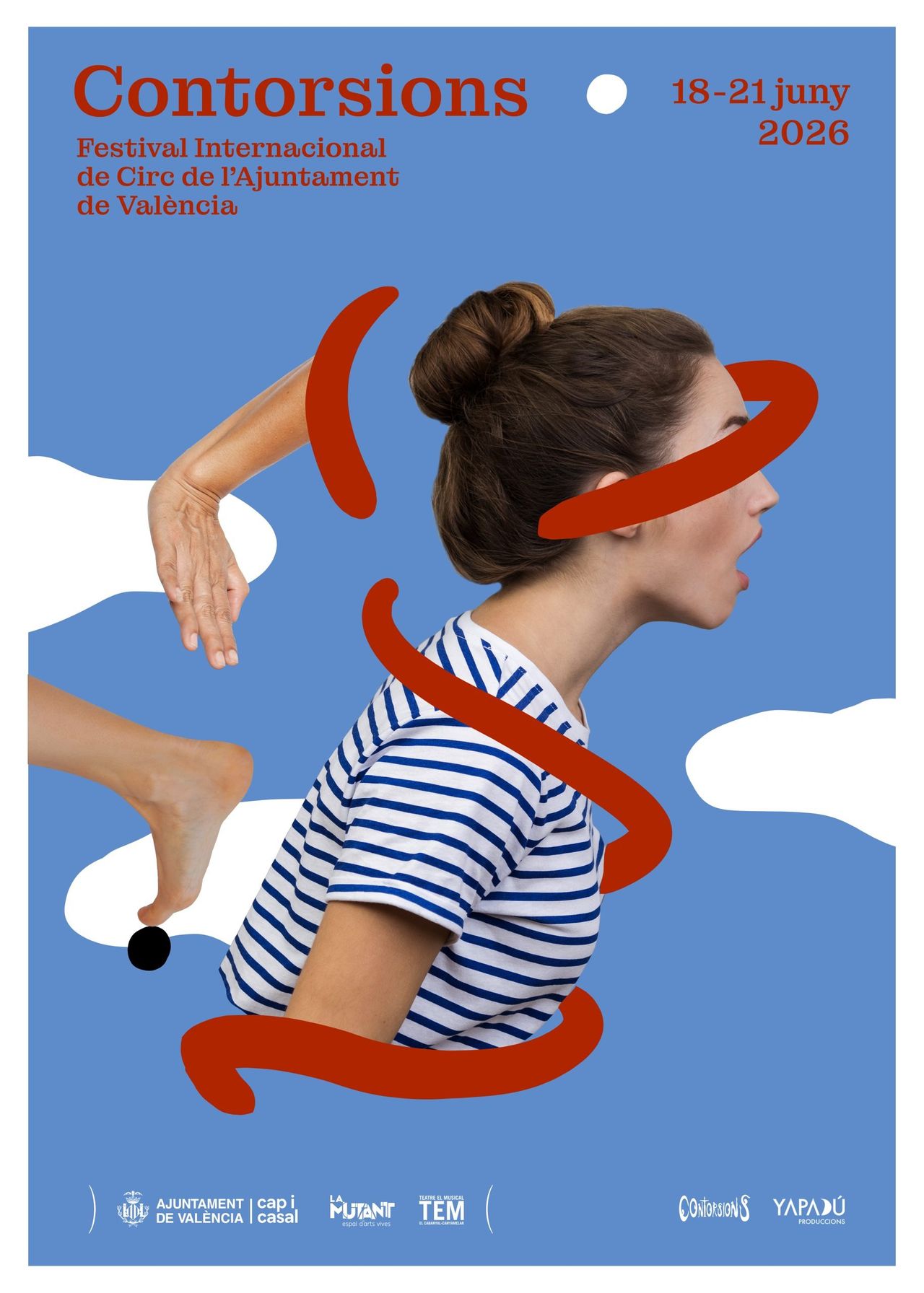 Cartel Contorsions. Foto: Contorsions.