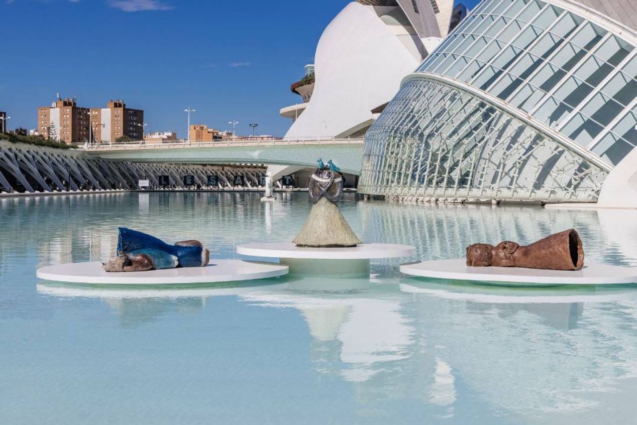 Esculturas de Ikemura Foto: La Ciudad de las Artes y las Ciencias
